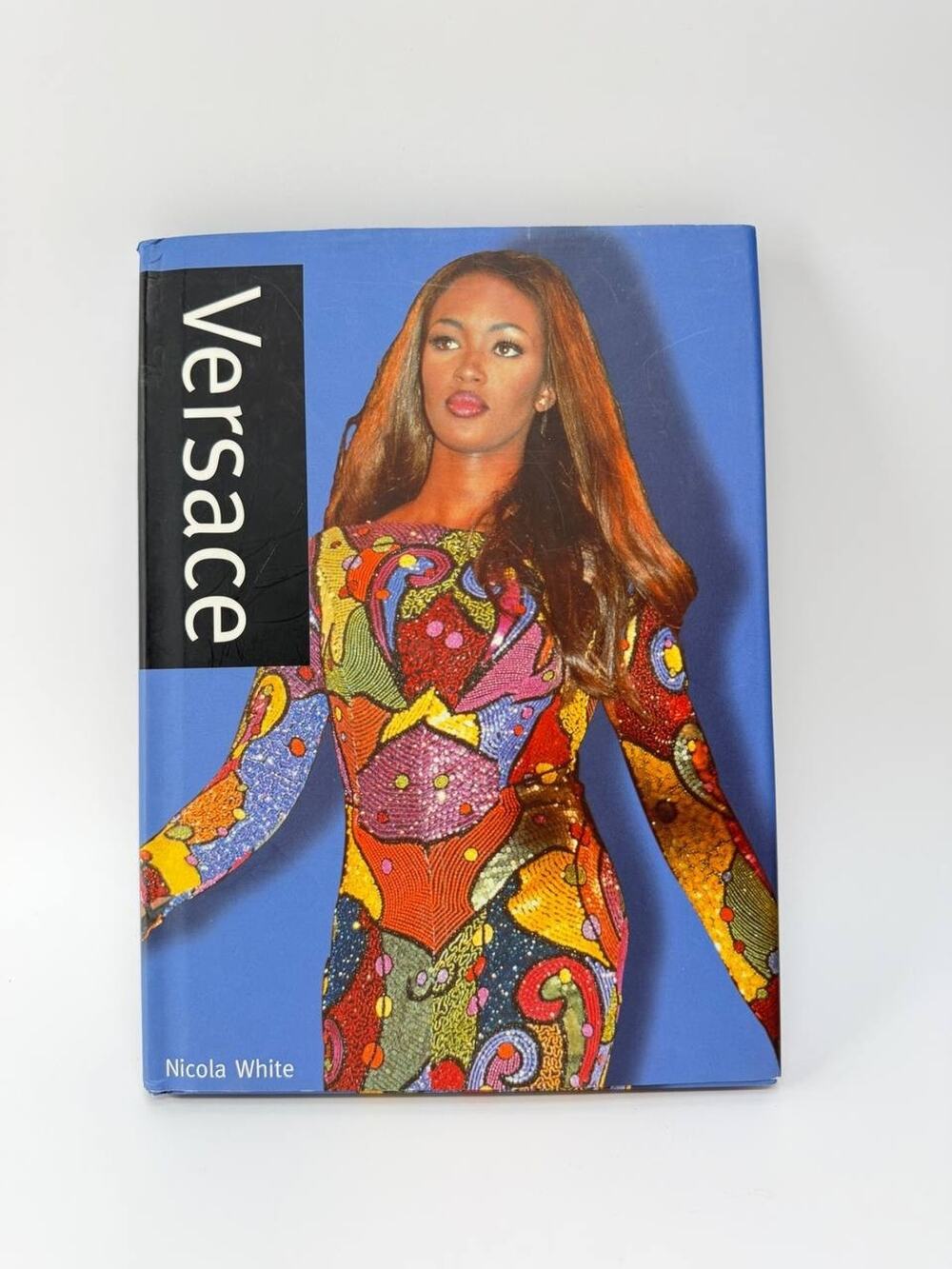 Versace Book Nicola White Fashion Design Hardcover Pre-Owned